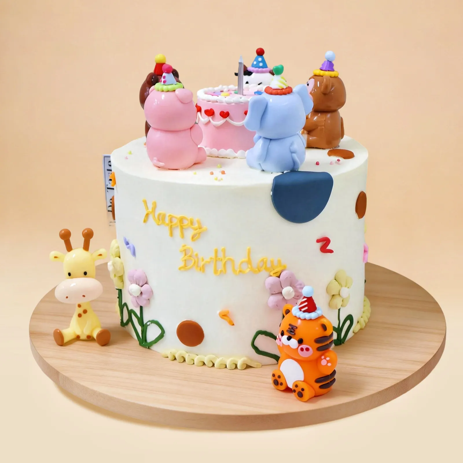 The Animal Party Cake