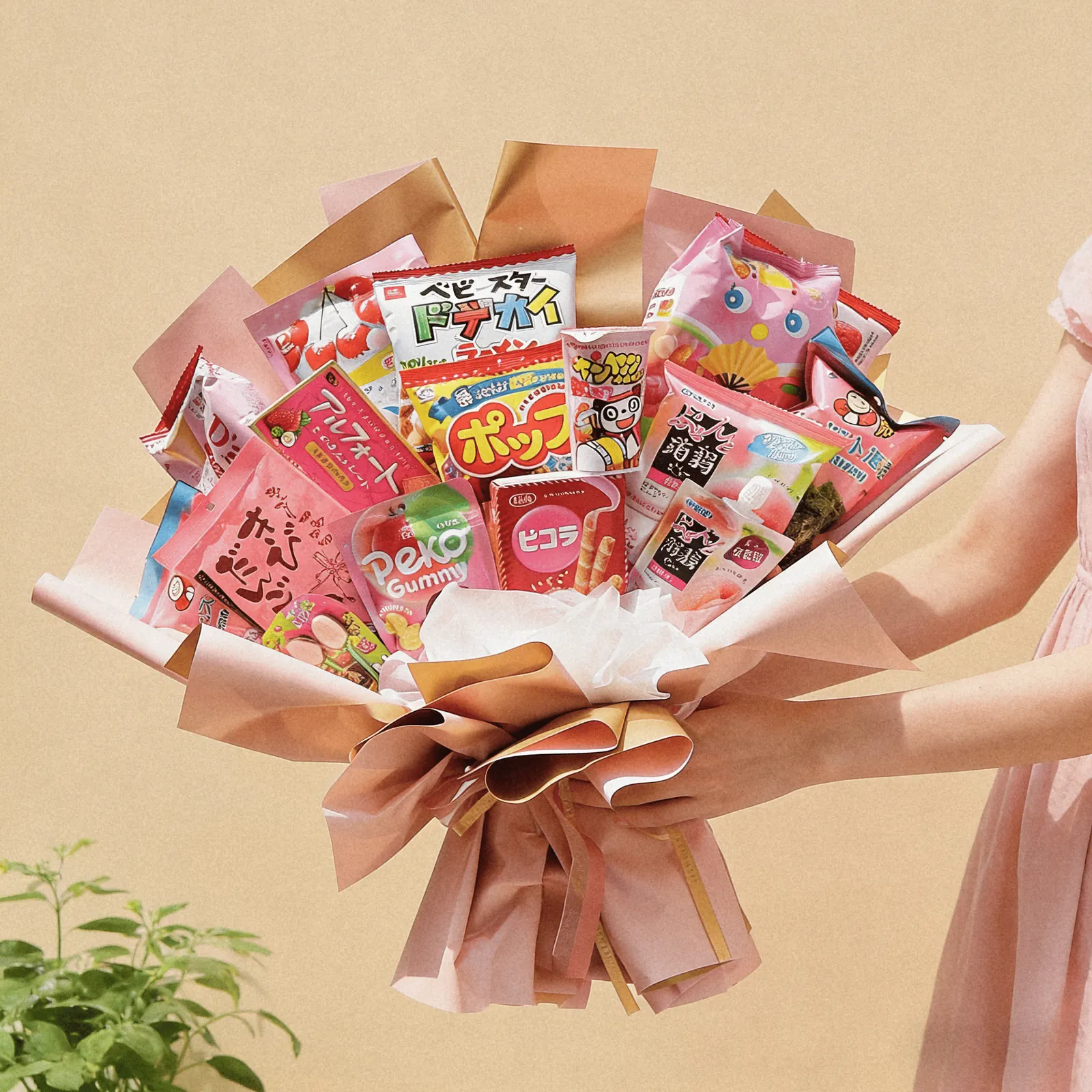 Pink Snack Bouquet
