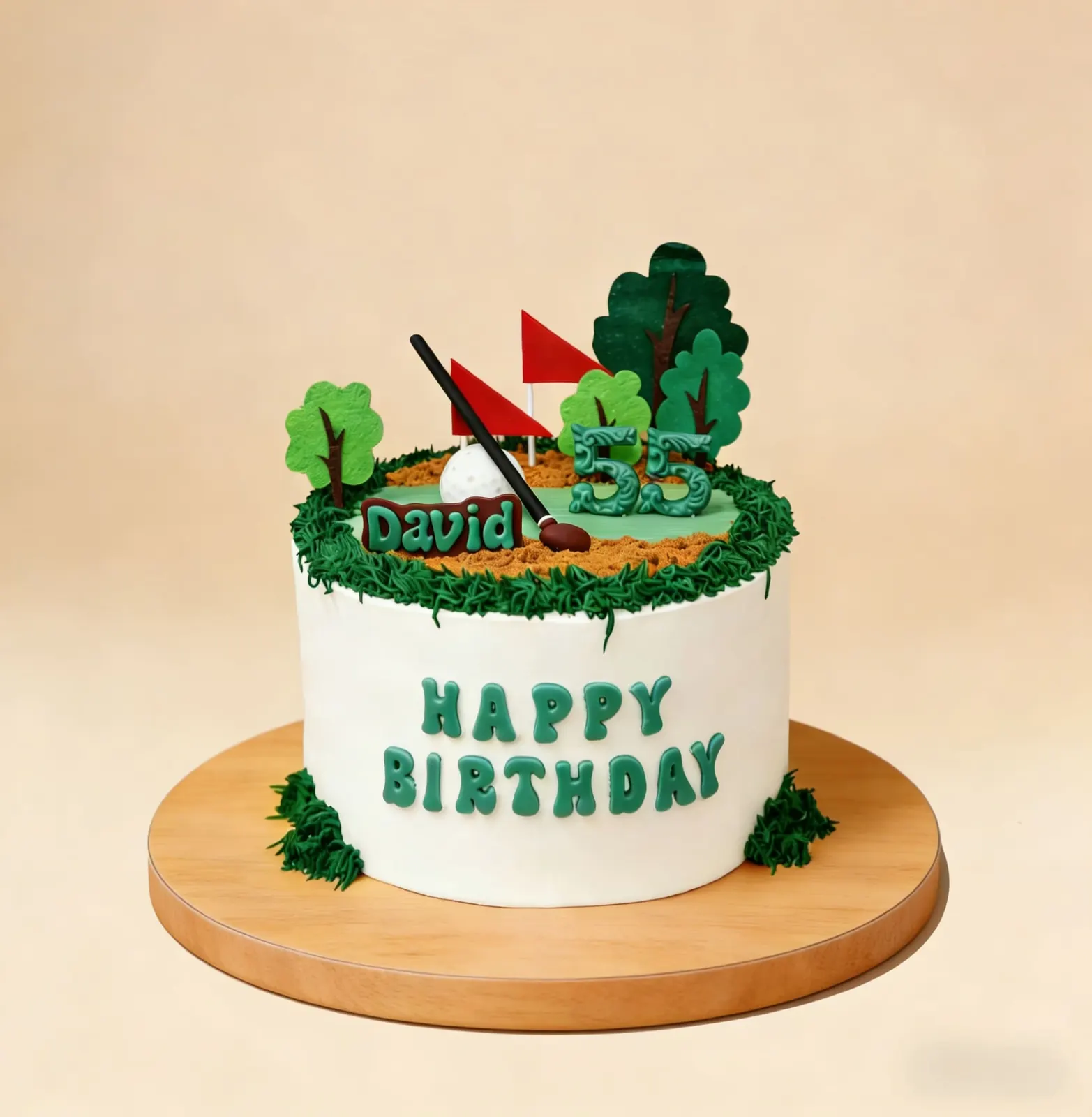 Golf Course Cake