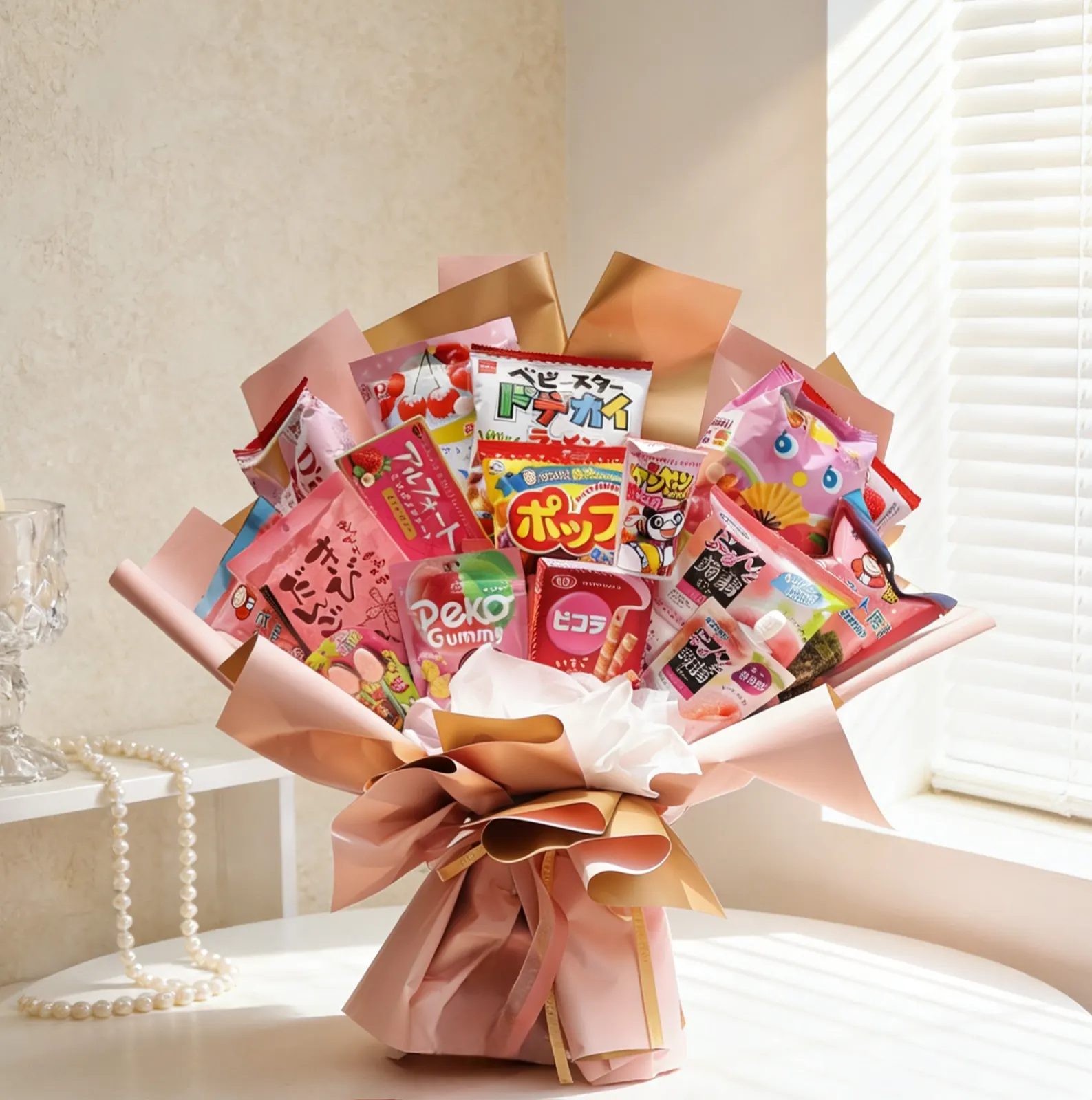 Pink Snack Bouquet