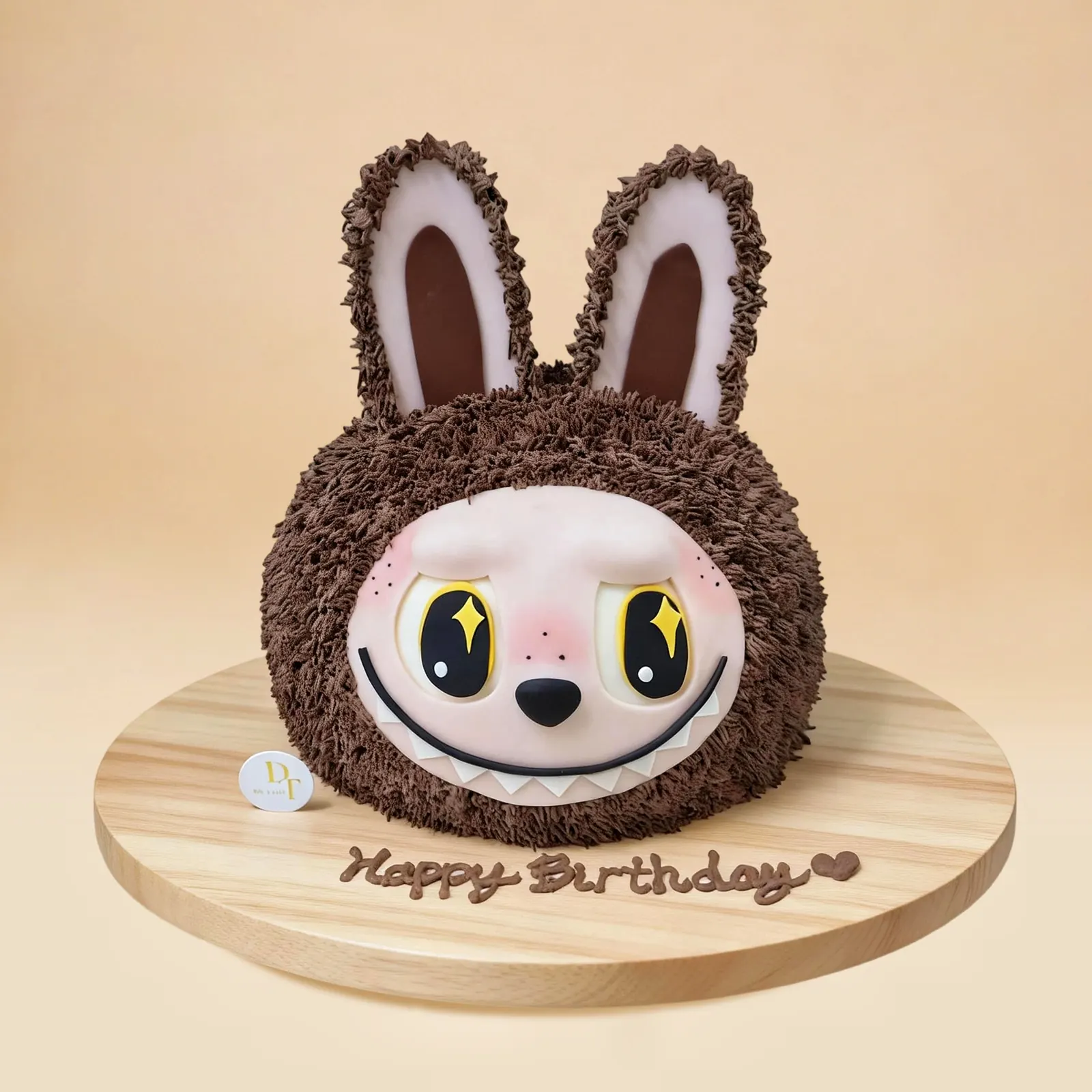 Brown Labubu Cake