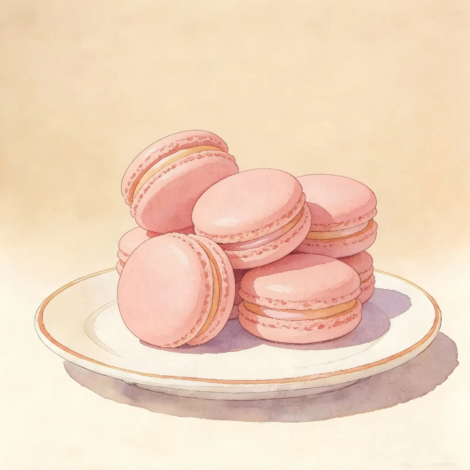Macaron - Rose Flavor