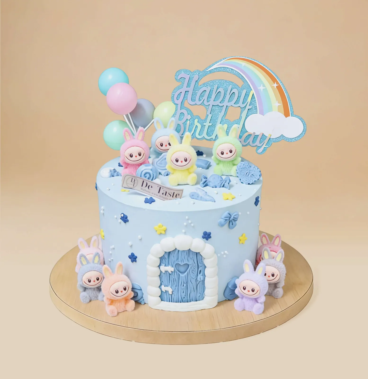 The Rainbow Labubu Cake