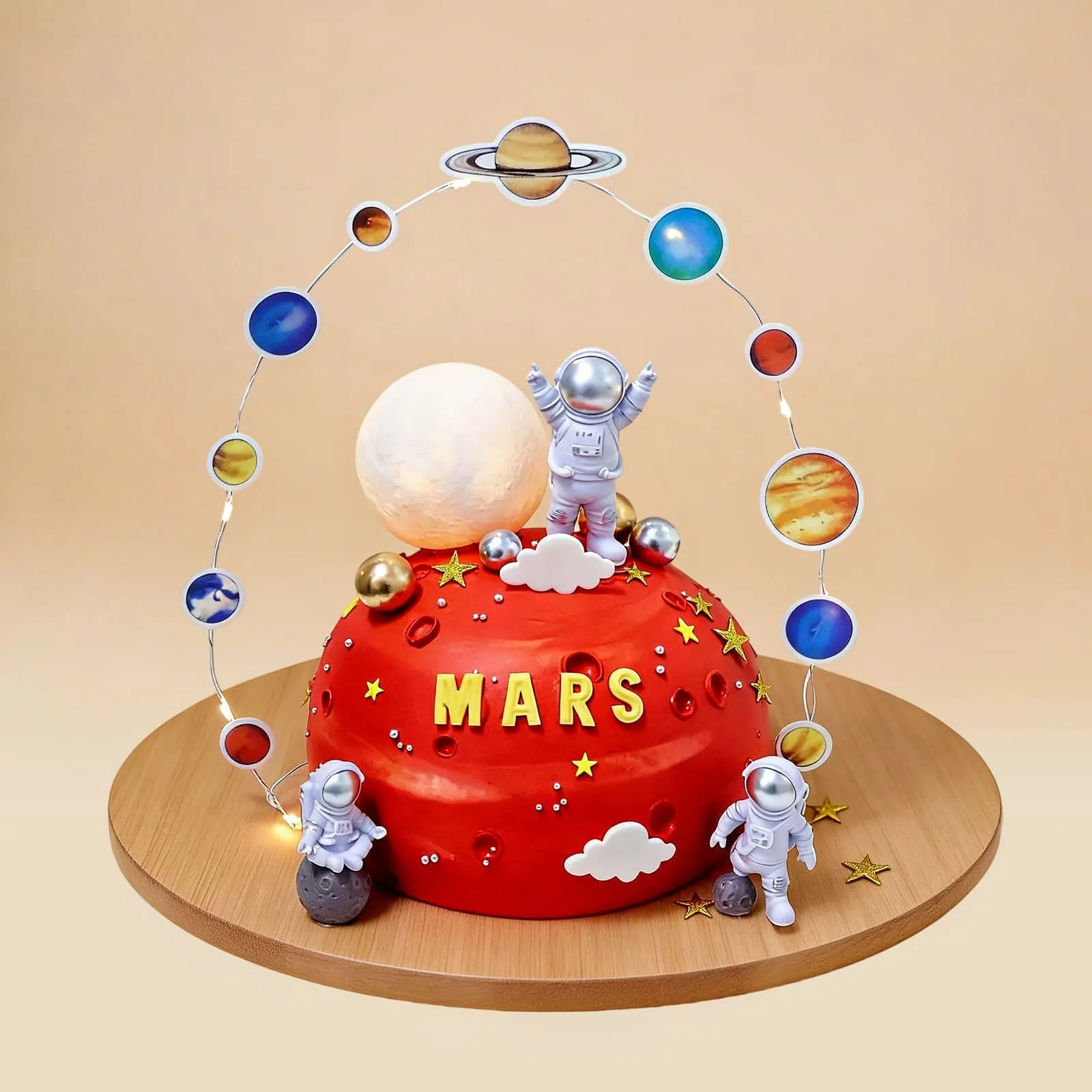 Space astronauts Mars Mission Cake