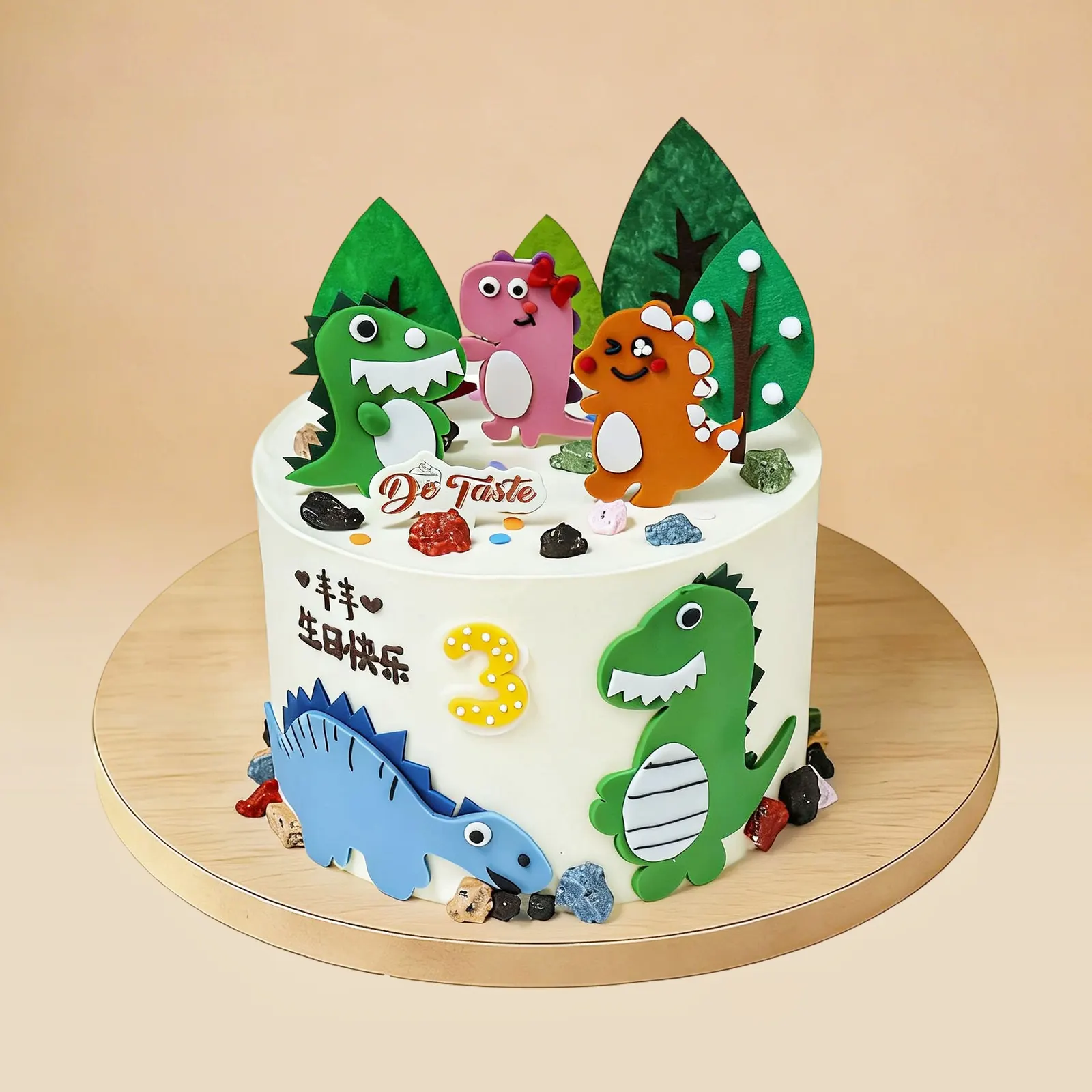 Dinosaurs Land Cake