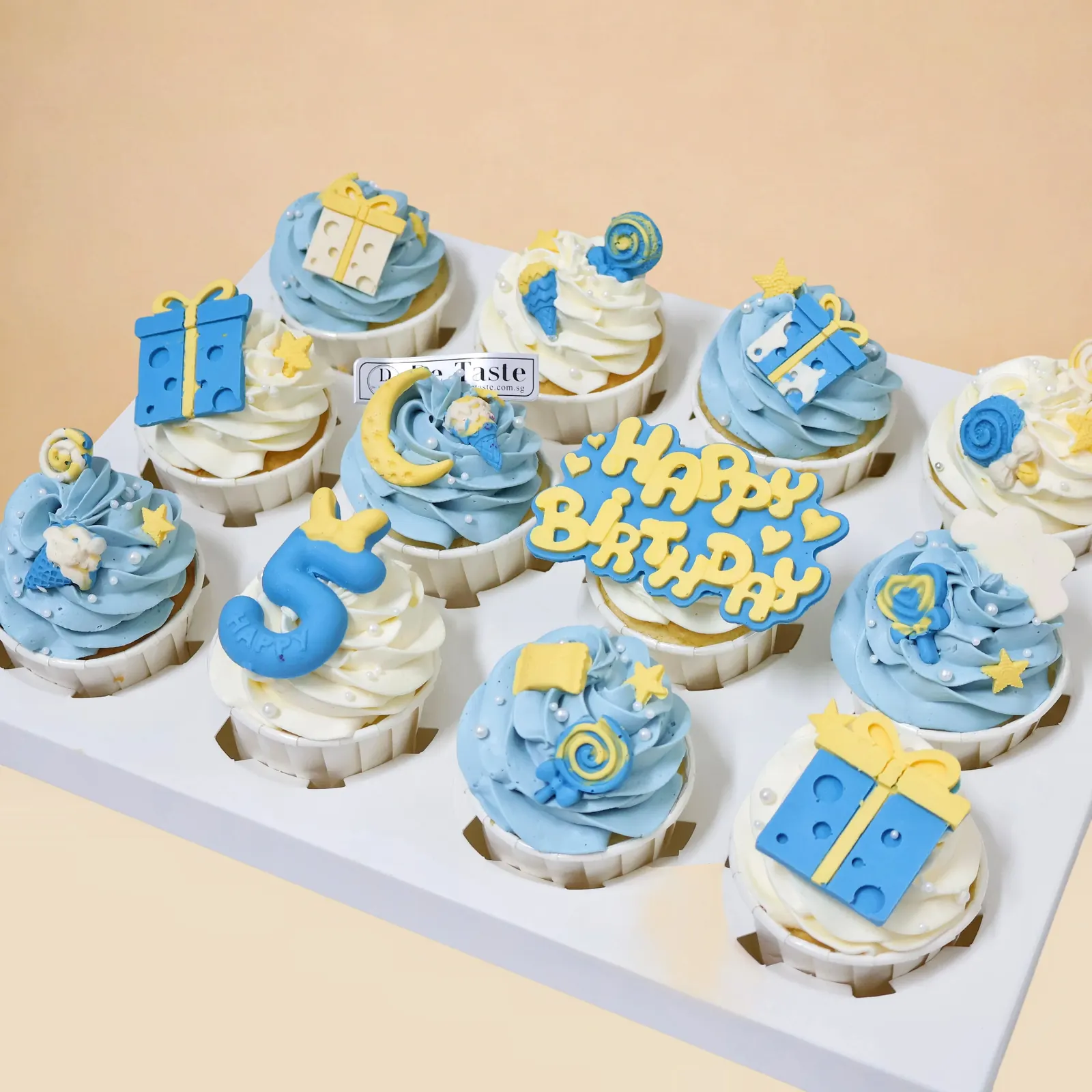 Blue Candy Cupcake