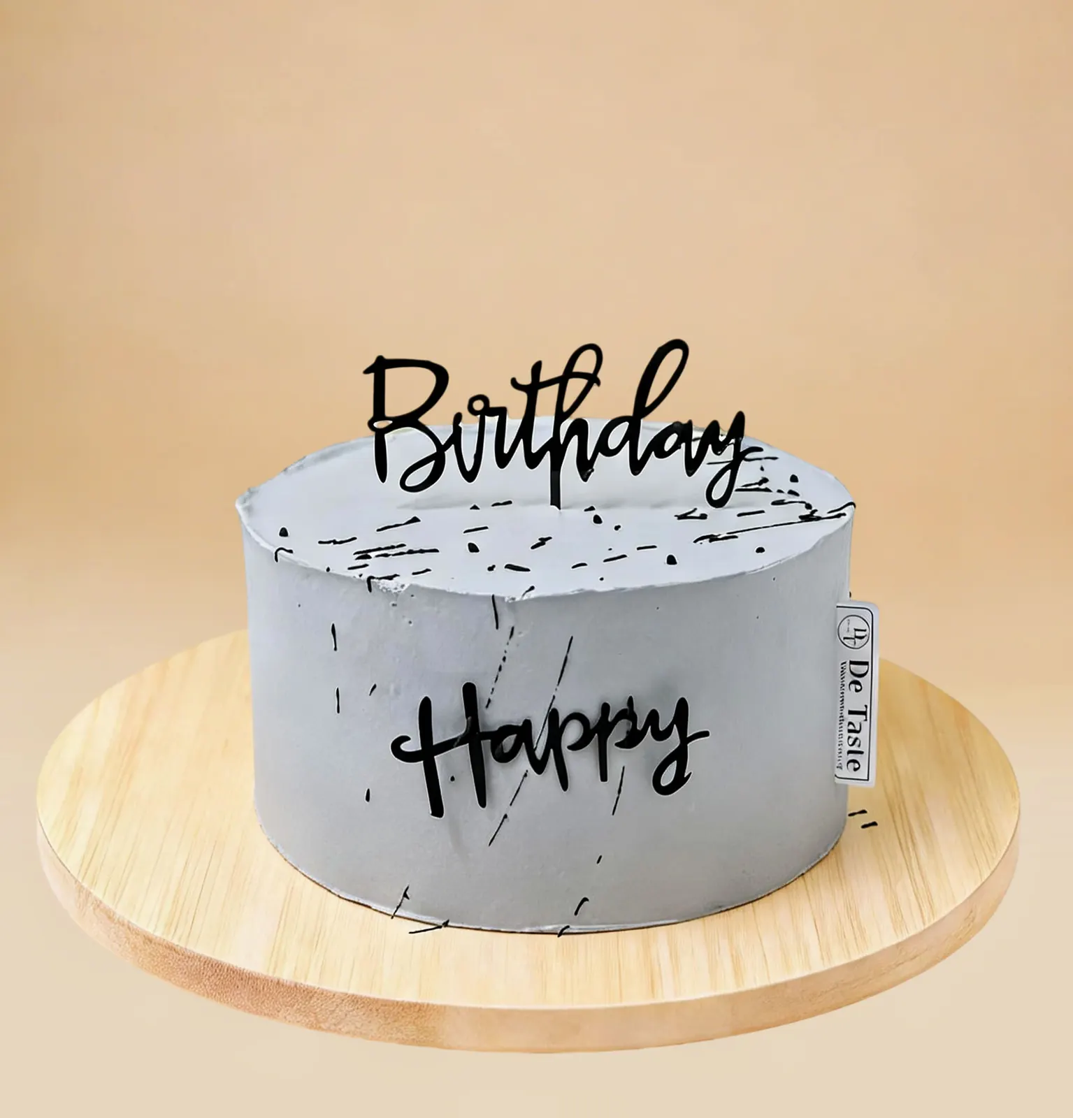 Monochrome Minimalist Cake