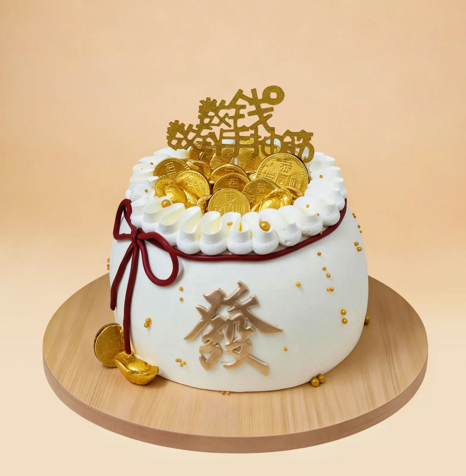 Lucky Money Bag Cake