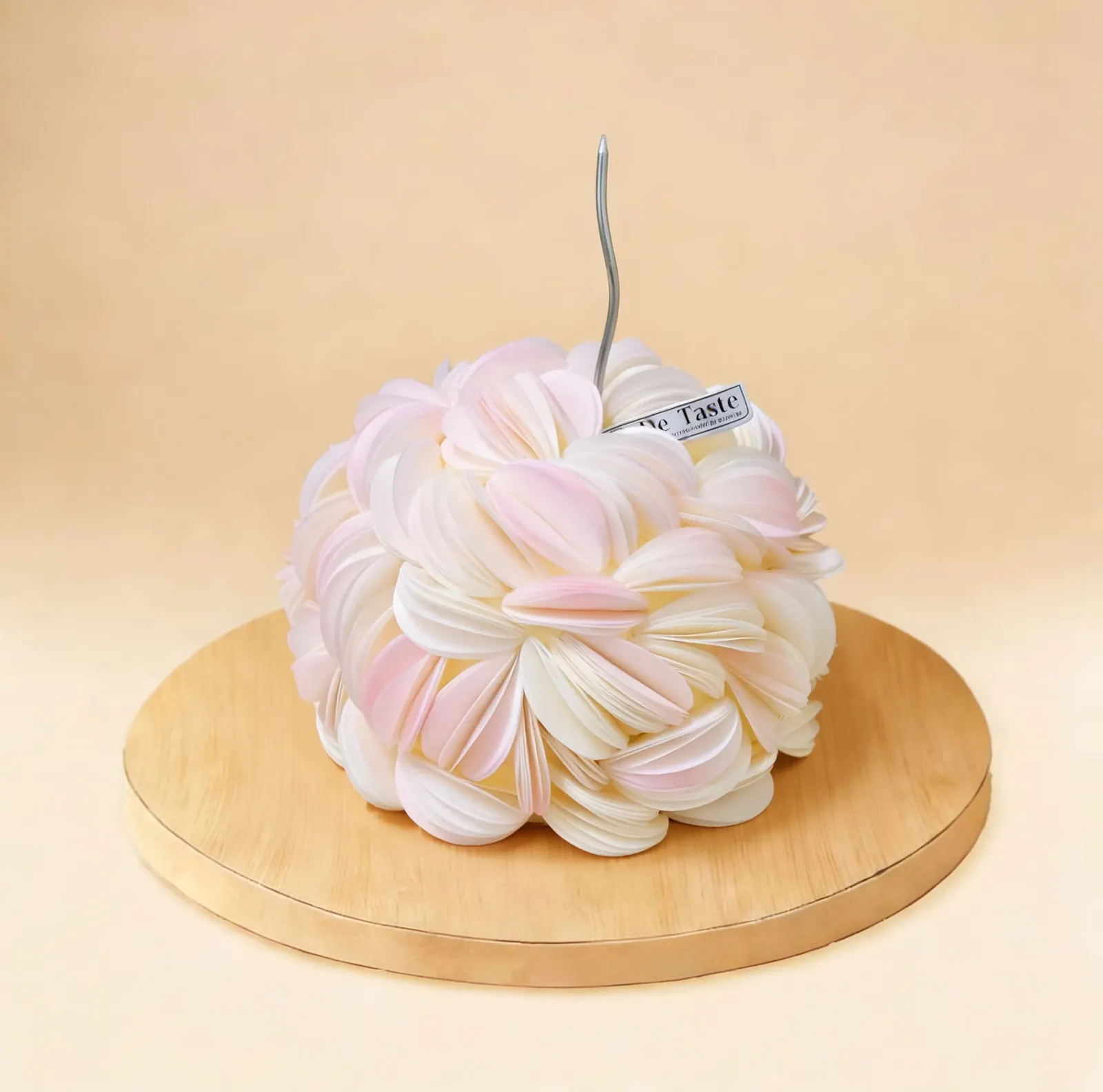 Pink Petal Pom-Pom Cake
