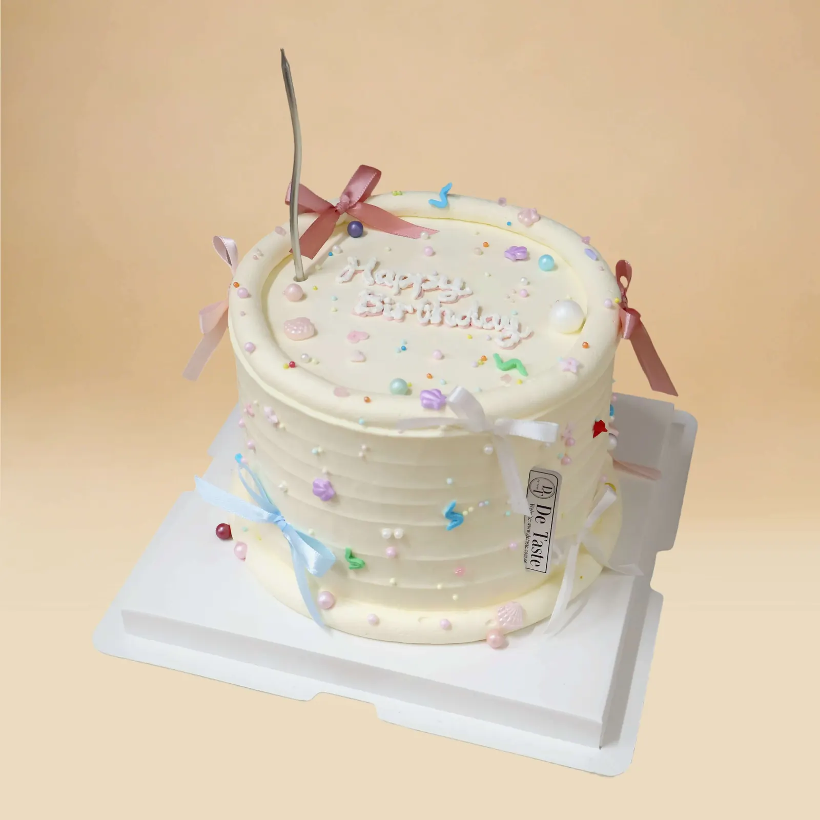 Pastel Ribbon Cake