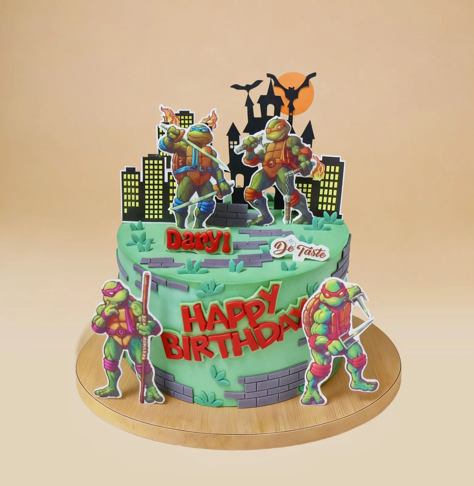 Teenage Mutant Ninja Turtles Mission Cake