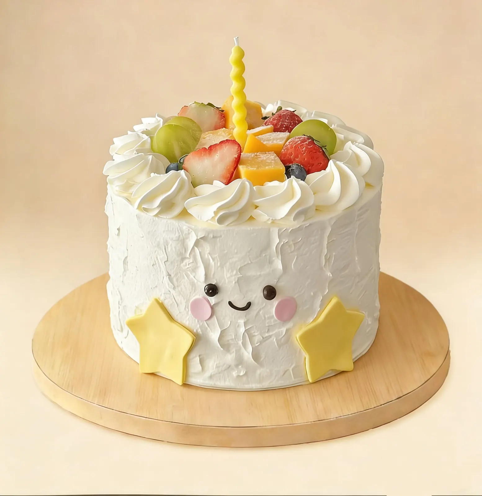  Topper Fruit Medley Cake