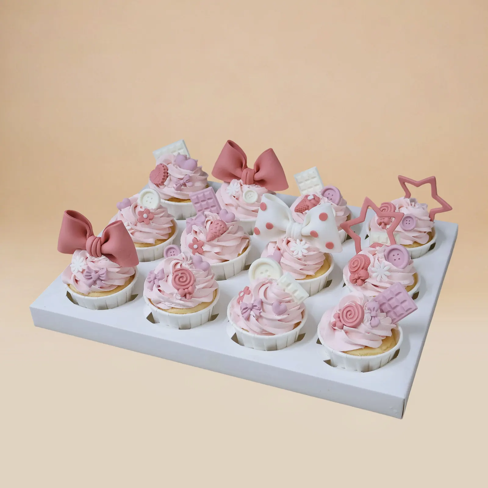 Pretty In Pink Cupcake