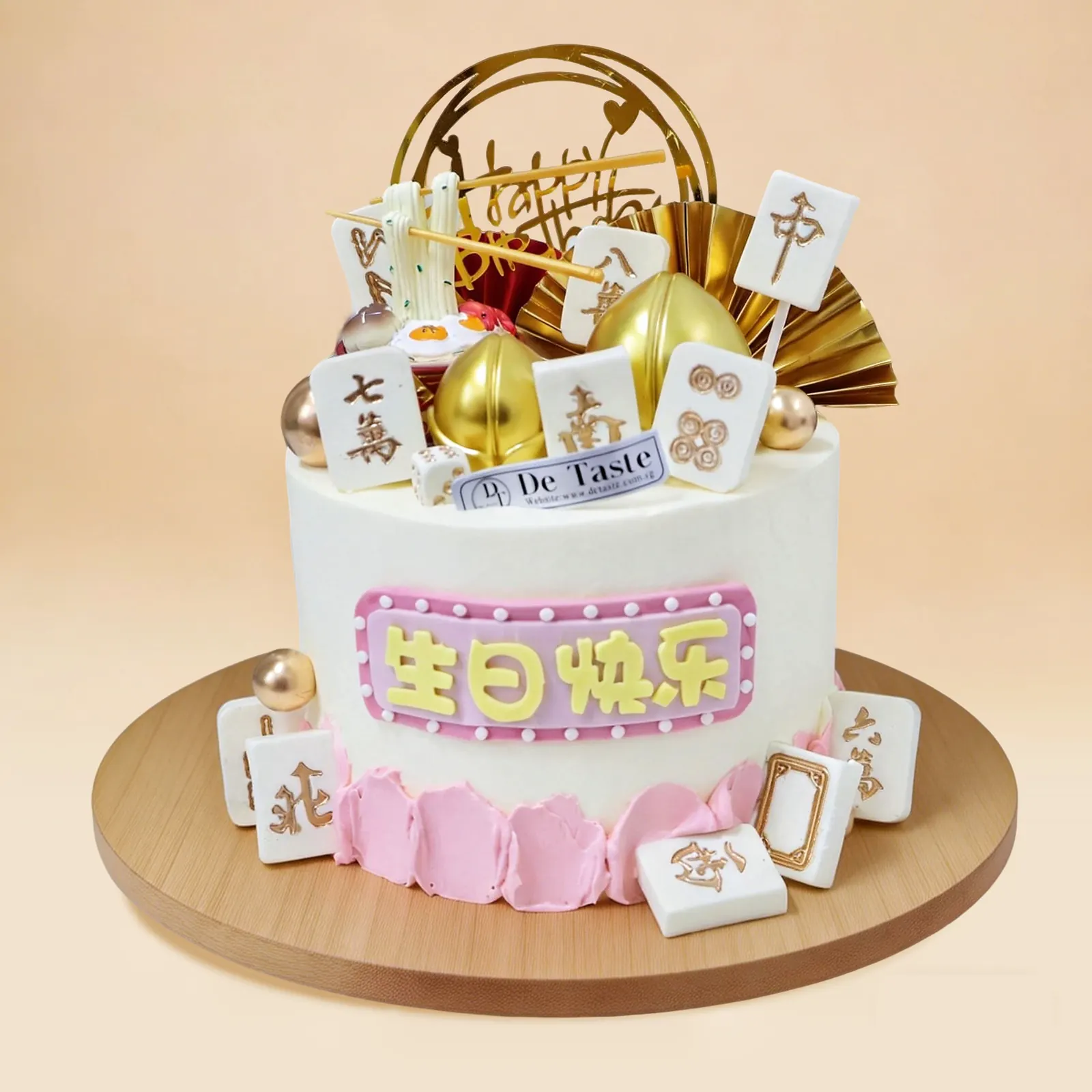 The Mahjong & Longevity Cake