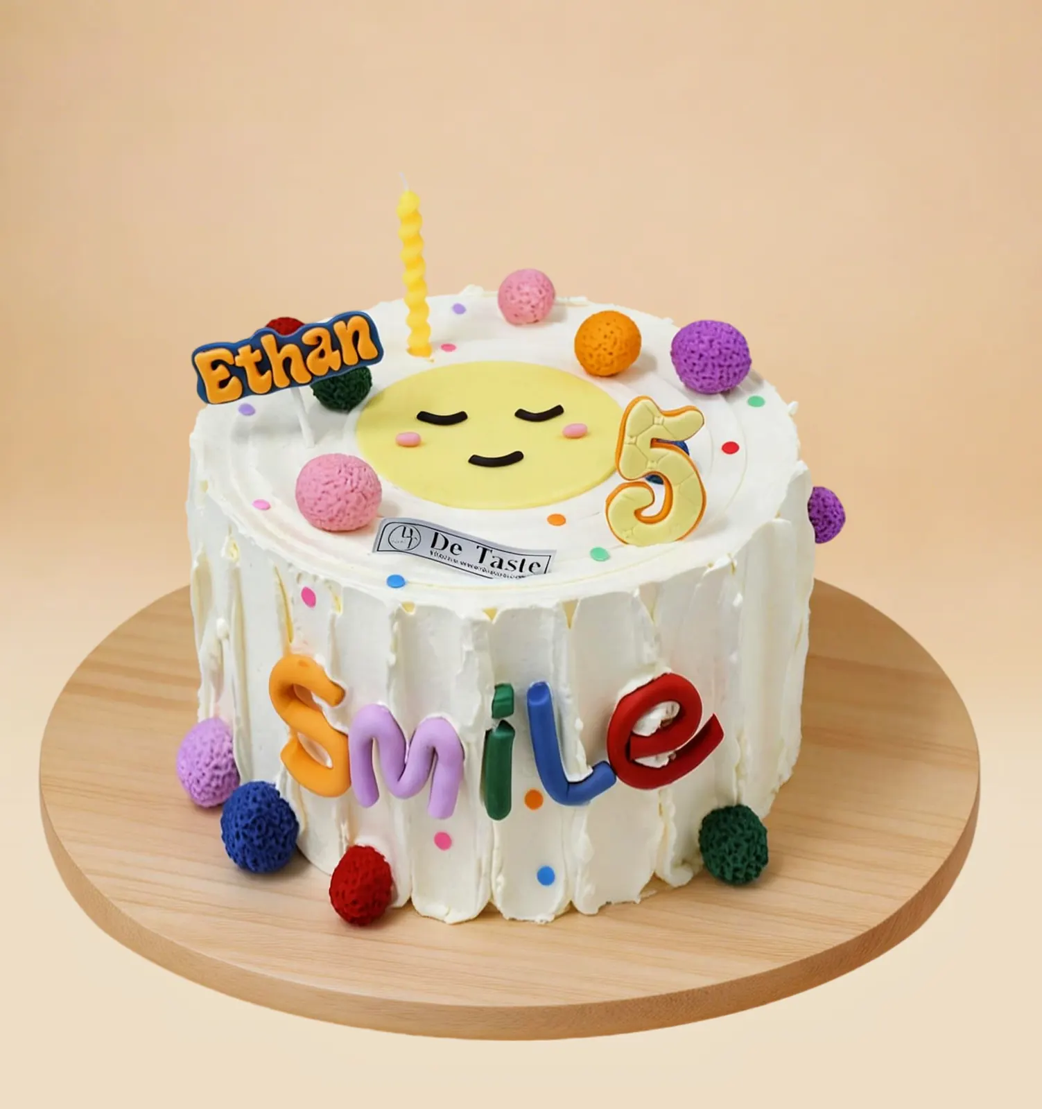  Rainbow Smile Cake