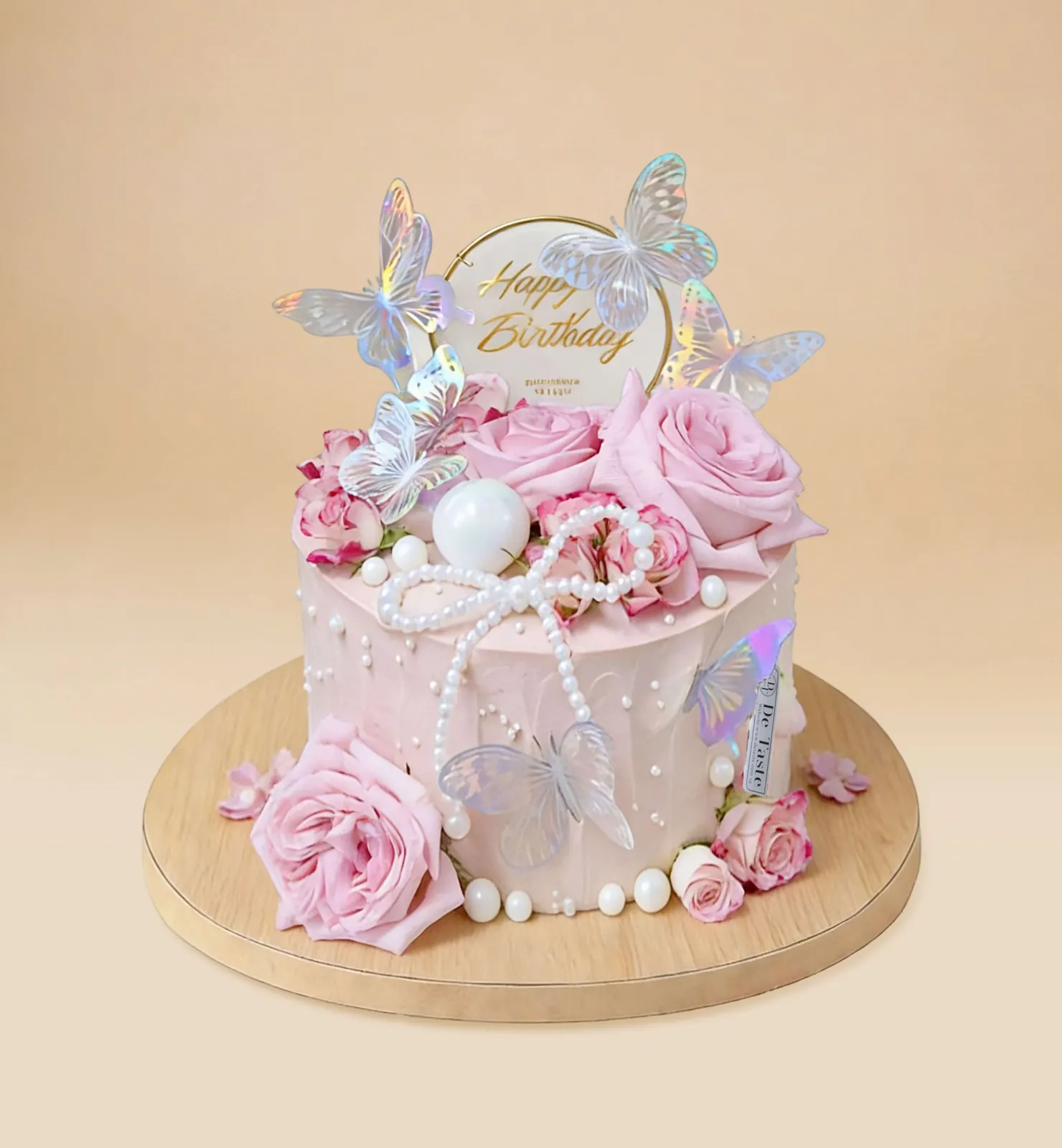 The Iridescent Rose Garden Cake