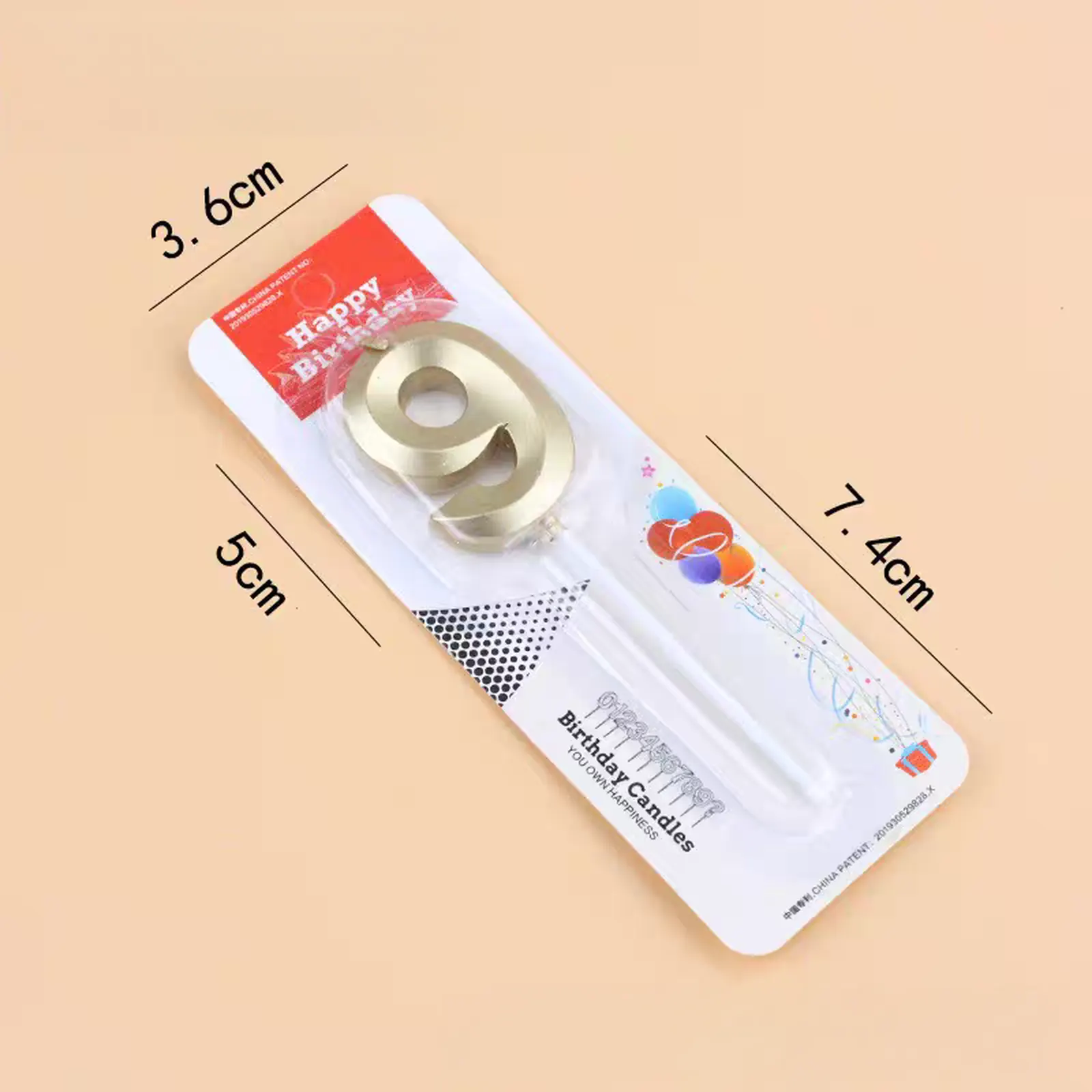 Golden Number Candle