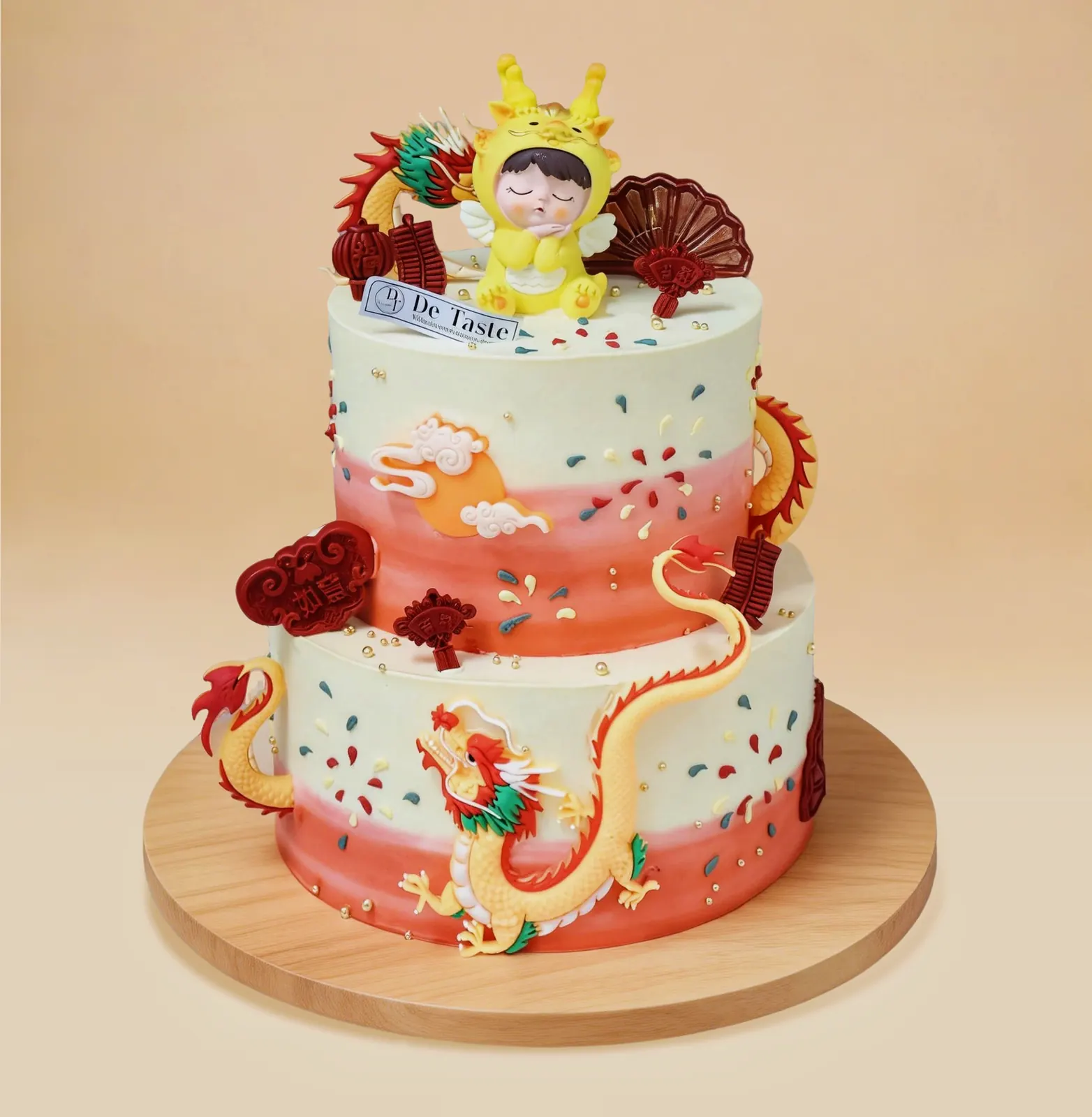 Golden Dragon’s Blessing Cake
