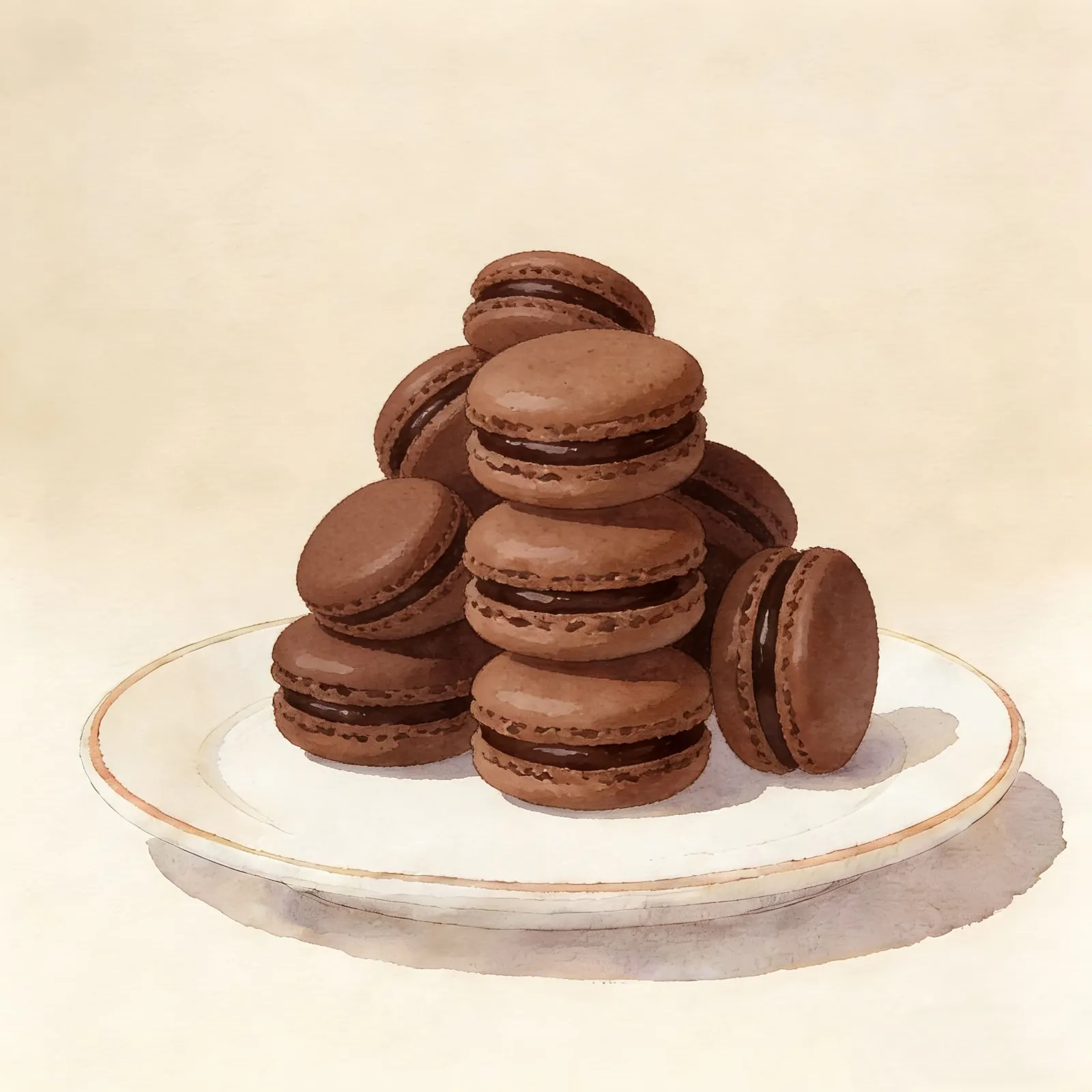Macaron - Chocolate Flavor