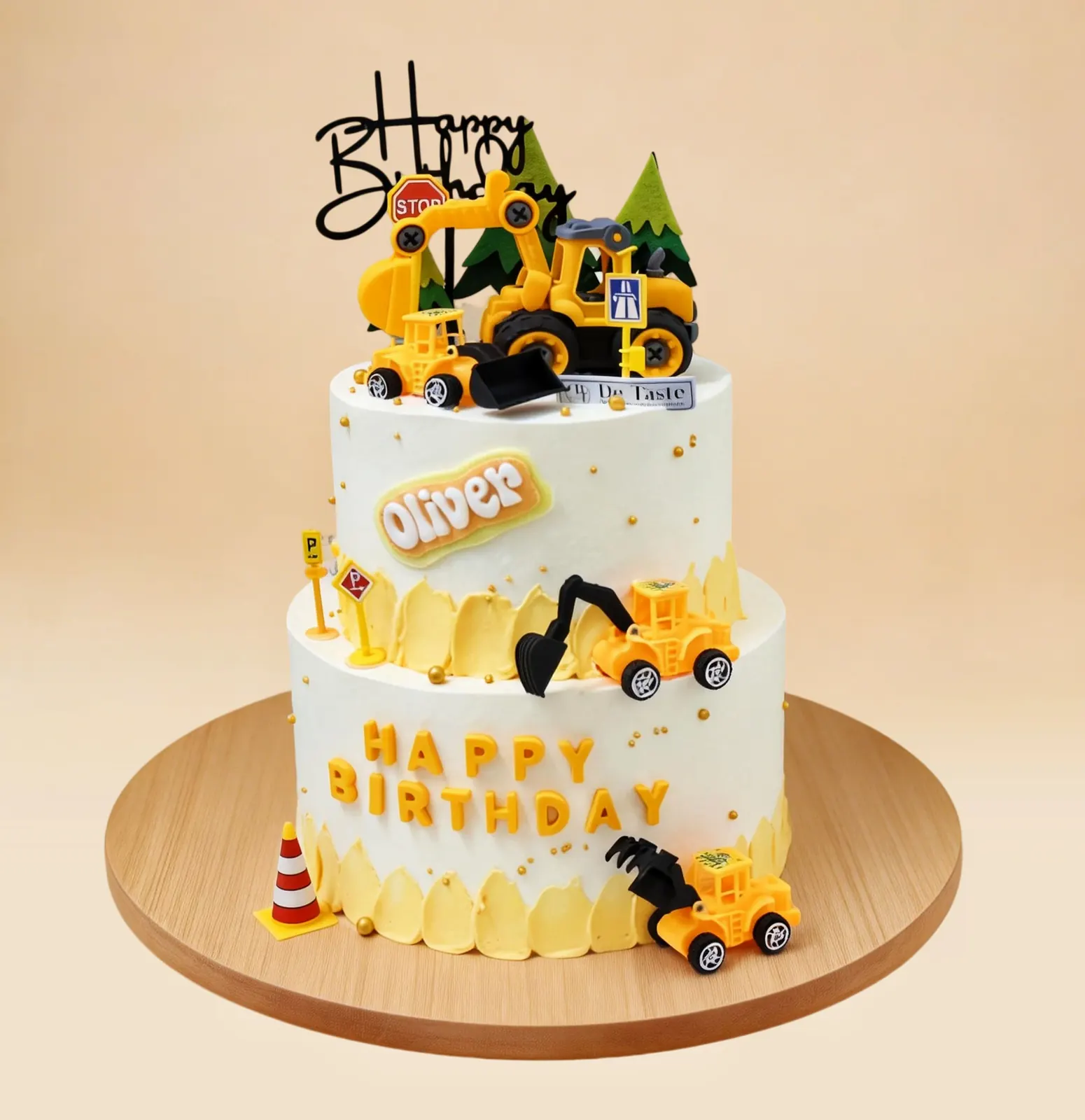 Yellow Digger Delight Cake