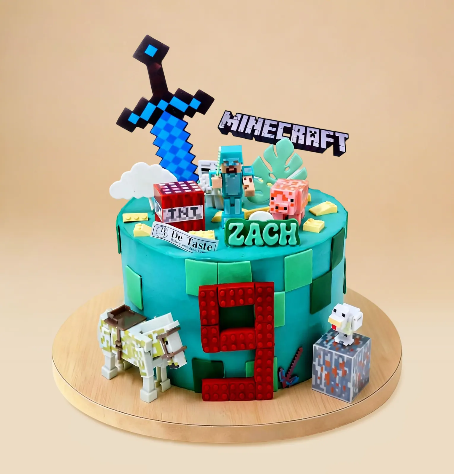 Minecraft Block Party Cake 