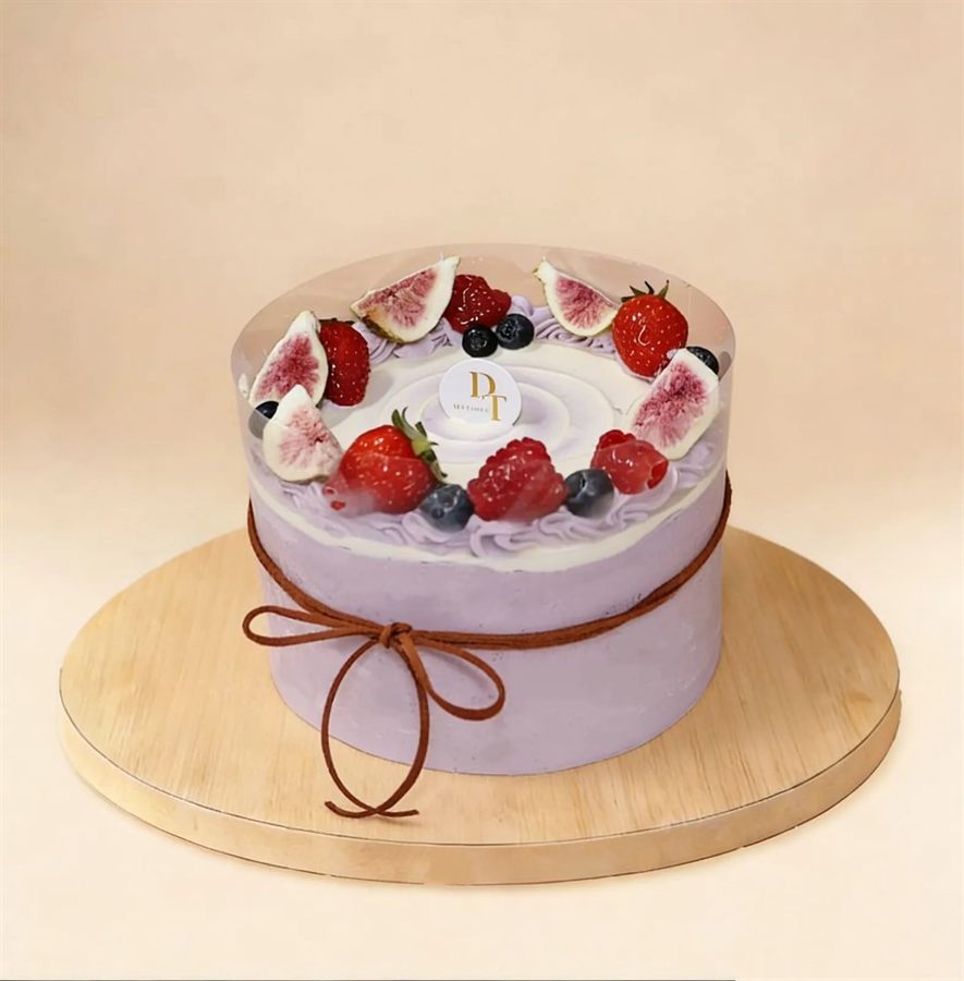 Pandan Taro Cake