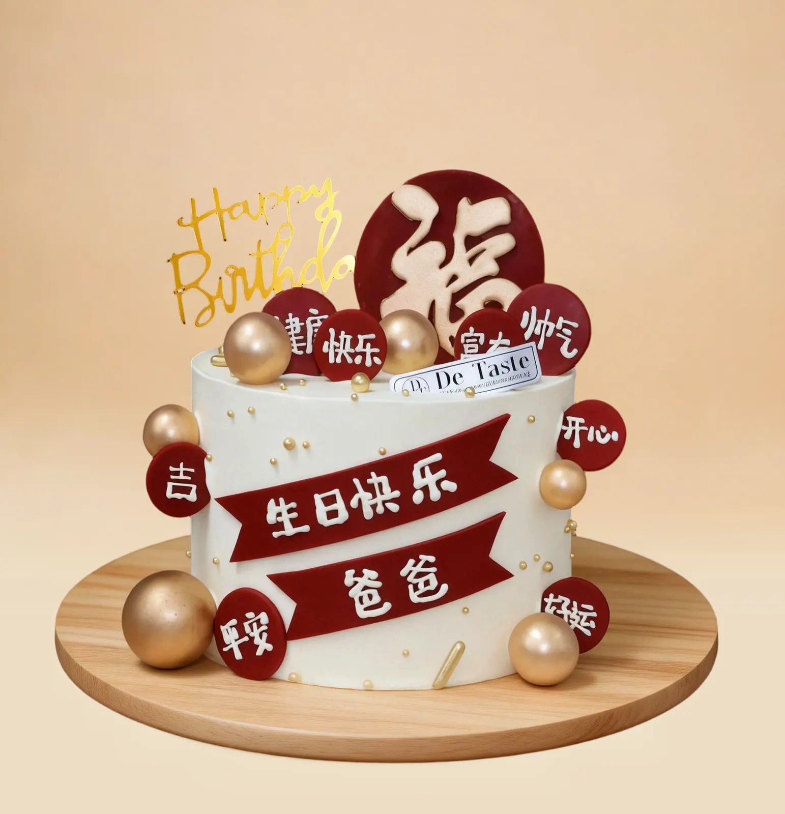 The Crimson Blessing Cake