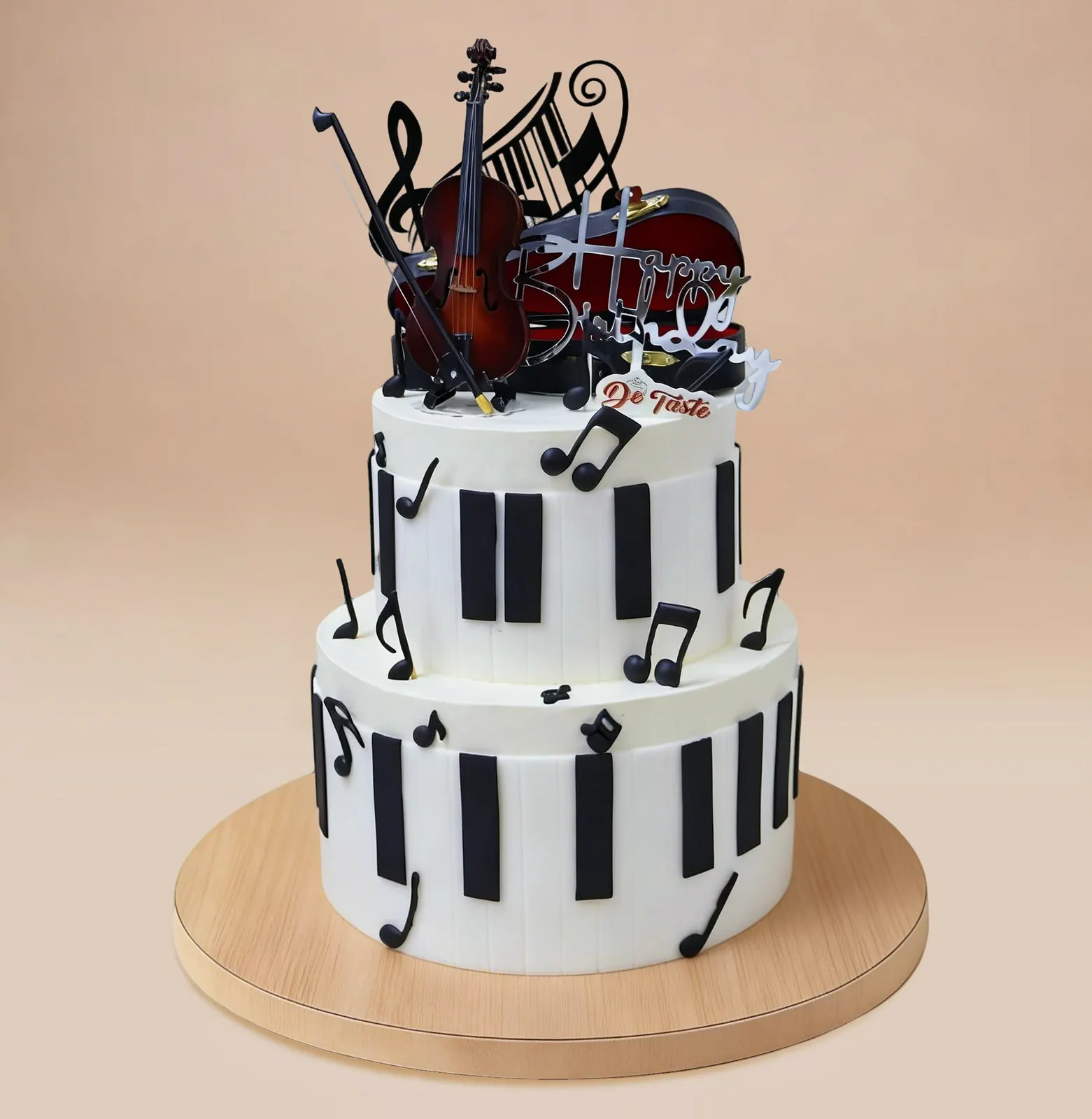 Musical Violin Cake