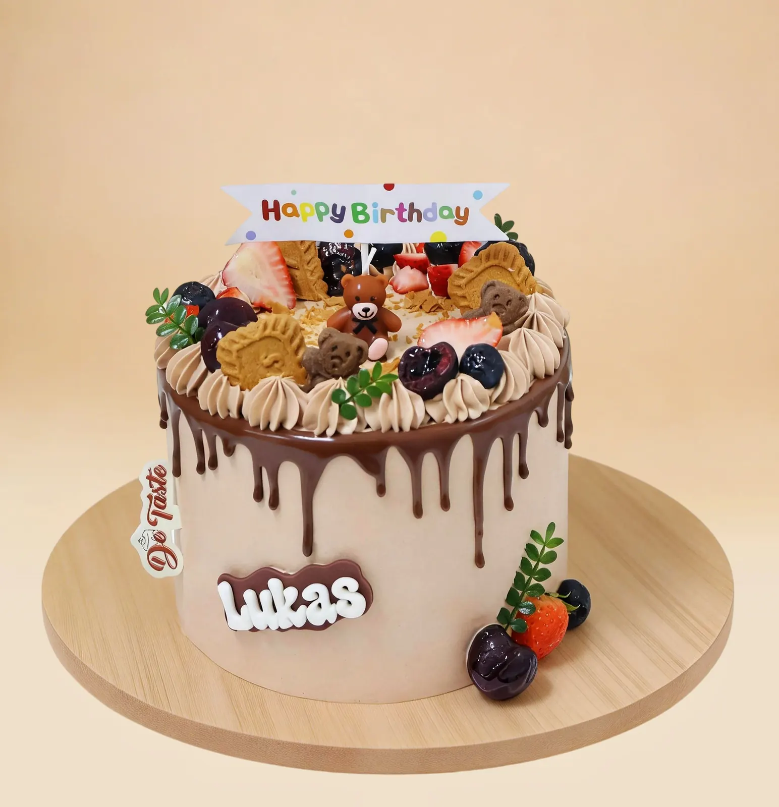 Teddy’s Chocolate Garden Cake